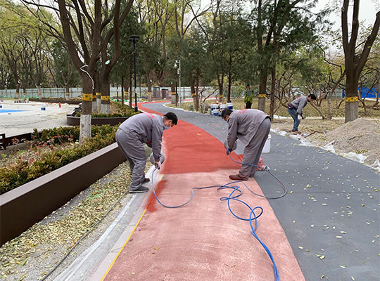 彩色MMA防滑路(lù)面